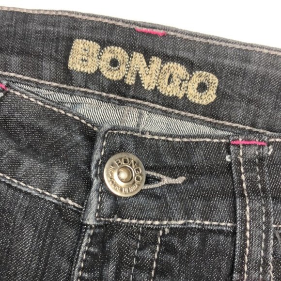 VINTAGE BONGO BLACKWASH SLIM STRAIGHT JEANS 7/29x32 😎 - Picture 2 of 13